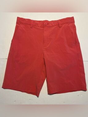 Vineyard Vines Shorts Boy’s 12 Red Golf Breaker Performance Polyester